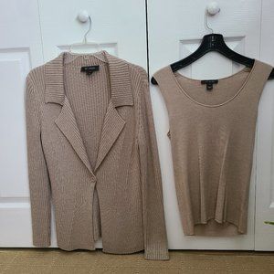 St John Cardigan and Tank Top